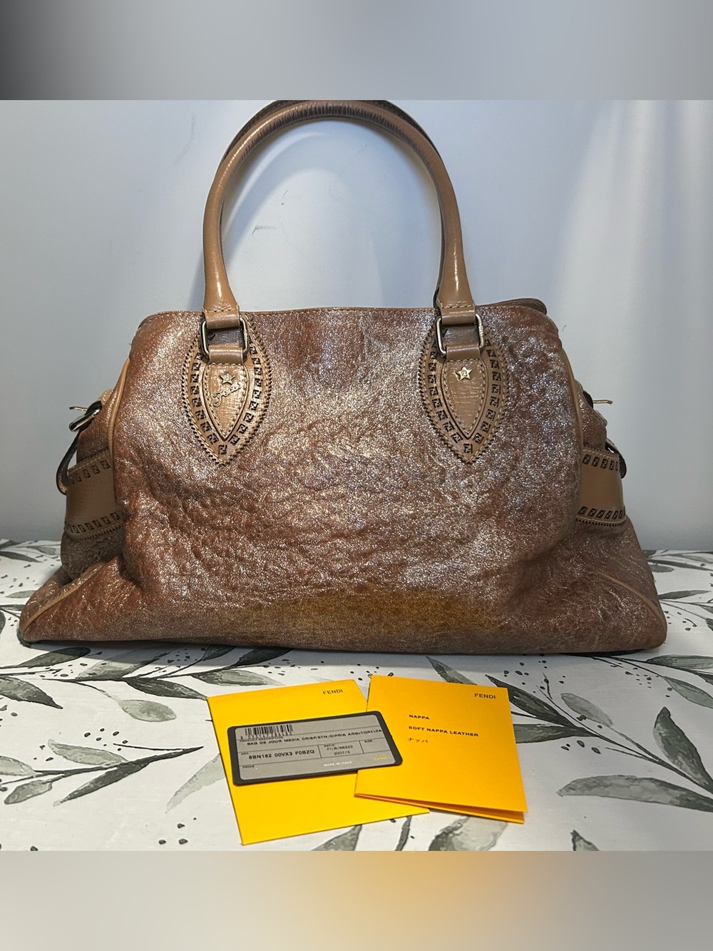 Authentic Fendi Du Jour Metallic Etniko- Limited Edition!
